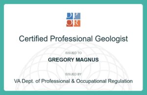Professional Geologist Greg Magnus
